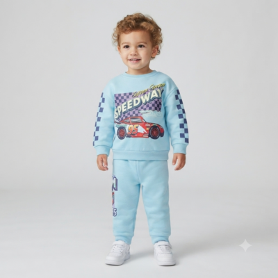 Conjunto Disney Pixar Cars para Niño | Buzo y Pantalón | Rayo McQueen | 24 Meses