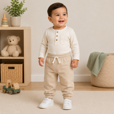 2026/07/734128.png Jogger French Terry Garanimals para bebé – Beige | 12 meses