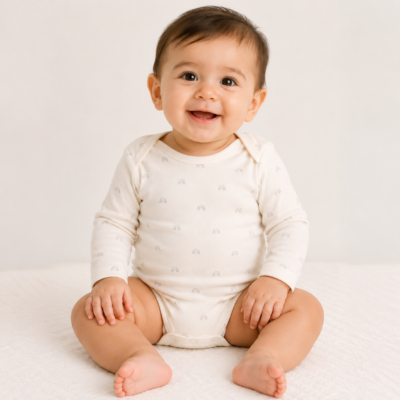 Set de 4 Bodys Carter's para Bebita 12 Meses