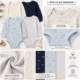 Set de 4 Bodys Carter's para Bebita 12 Meses