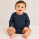 Set de 4 Bodys Carter's para Bebita 12 Meses