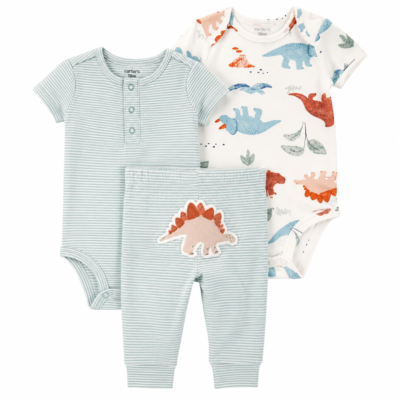 Conjunto Carter's 3 Piezas Dinosaurios | 18 Meses