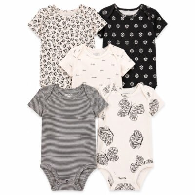 Set de 5 Bodys Carter's para bebita