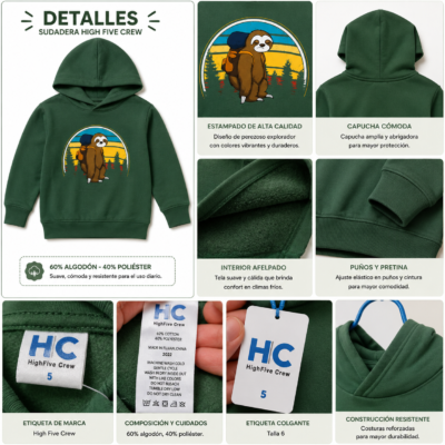 2026/08/1000150572.png Sudadera con Capucha High Five Crew Perezoso | Talla 5