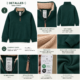 Suéter Polar Carter's Niño Verde con Forro Sherpa y Cierre 1/4 – Talla 8
