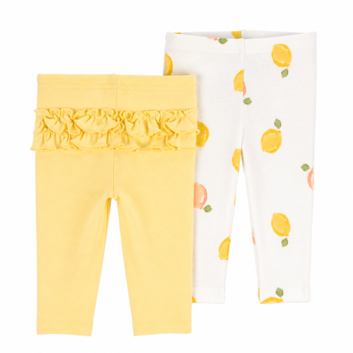 Set de Leggings para Bebé 2 Piezas – Carter’s 0–3 Meses