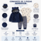 Conjunto de 3 Piezas para Bebé con Capucha – Carter’s 24 Meses