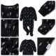 Pijama enterizo polar para bebé 18 meses con pies – Bosque negro