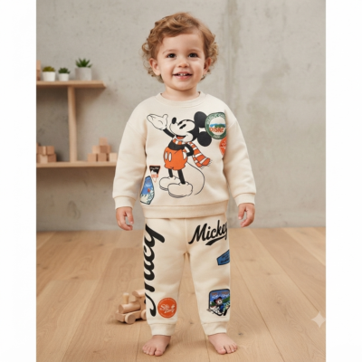Conjunto Zara para Niño 2/3 Años – Mickey Mouse, Buzo y Pantalón