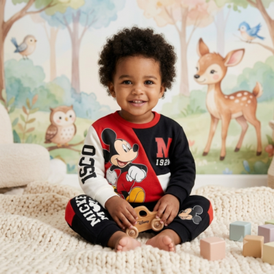 Conjunto Zara para Niño 2/3 Años – Mickey Mouse, Buzo y Pantalón