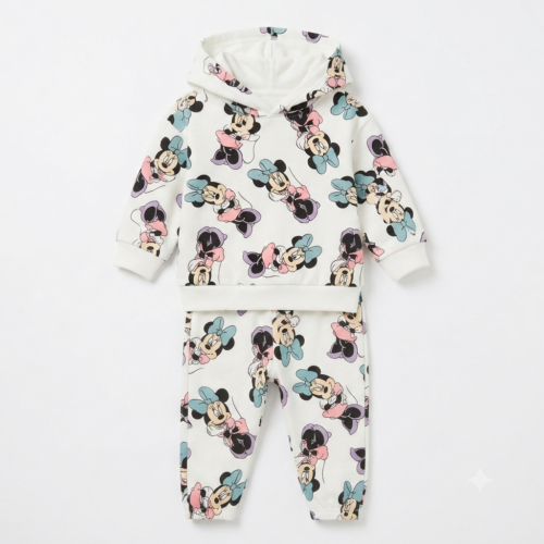 Conjunto Disney para Bebé 6–9 Meses – Buzo y Pantalón con Minnie