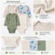 Set de 4 Bodys Carter's Manga Larga | 24 Meses