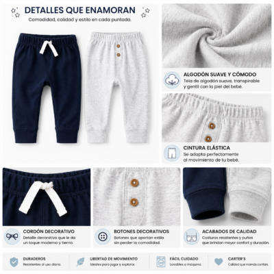 2026/08/849182.png Pack de 2 Pantalones Carter's | 24 Meses