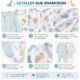 Set de 2 Pijamas Enterizos para Bebé Niño Baby Essentials 3 Meses | Algodón con Cierre