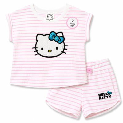 Conjunto Hello Kitty 2 Piezas para Niña – Camiseta + Short | Talla 3T
