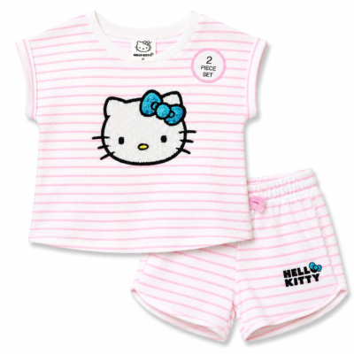 Conjunto Hello Kitty 2 Piezas para Niña – Camiseta + Short | Talla 3T