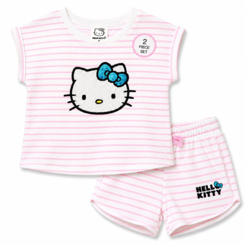 Conjunto Hello Kitty 2 Piezas para Niña – Camiseta + Short | Talla 3T