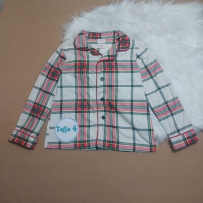Camisa de Pijama Niño Talla 4