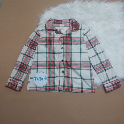 Camisa de Pijama Niño Talla 4