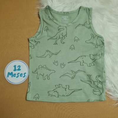 Camisa sin mangas de bebe 12 meses