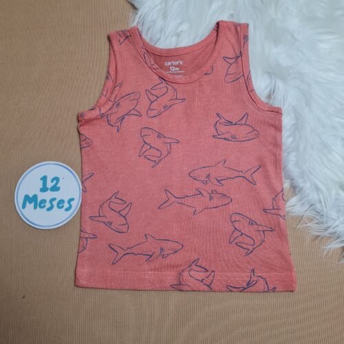 Camisa sin mangas 12 meses