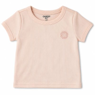 2026/09/1000158718.png Camiseta OshKosh B’gosh para niña color rosa palo con textura acanalada