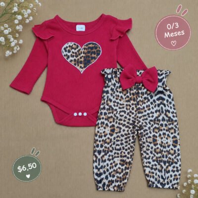 Conjunto para bebita 0/3 Meses