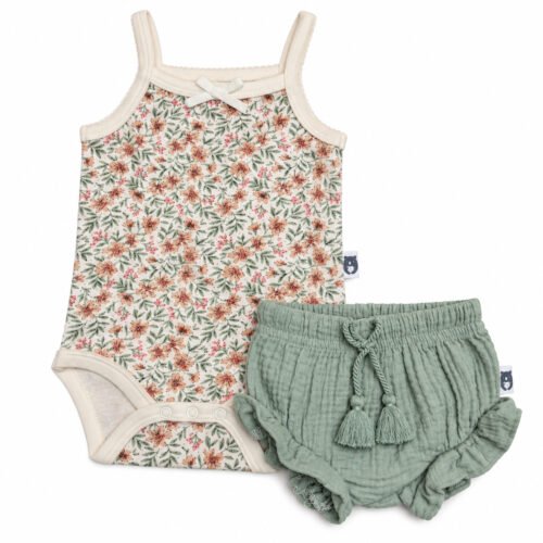 2026/10/1279210.jpg Conjunto Floral Rabbit Bear Organic – 0 a 3 Meses