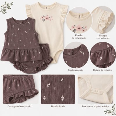 Conjunto Carter’s para Bebé Niña – 24 Meses