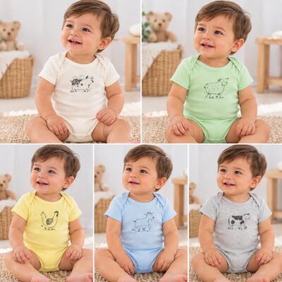 Set de 5 Bodies Carter’s para Bebé